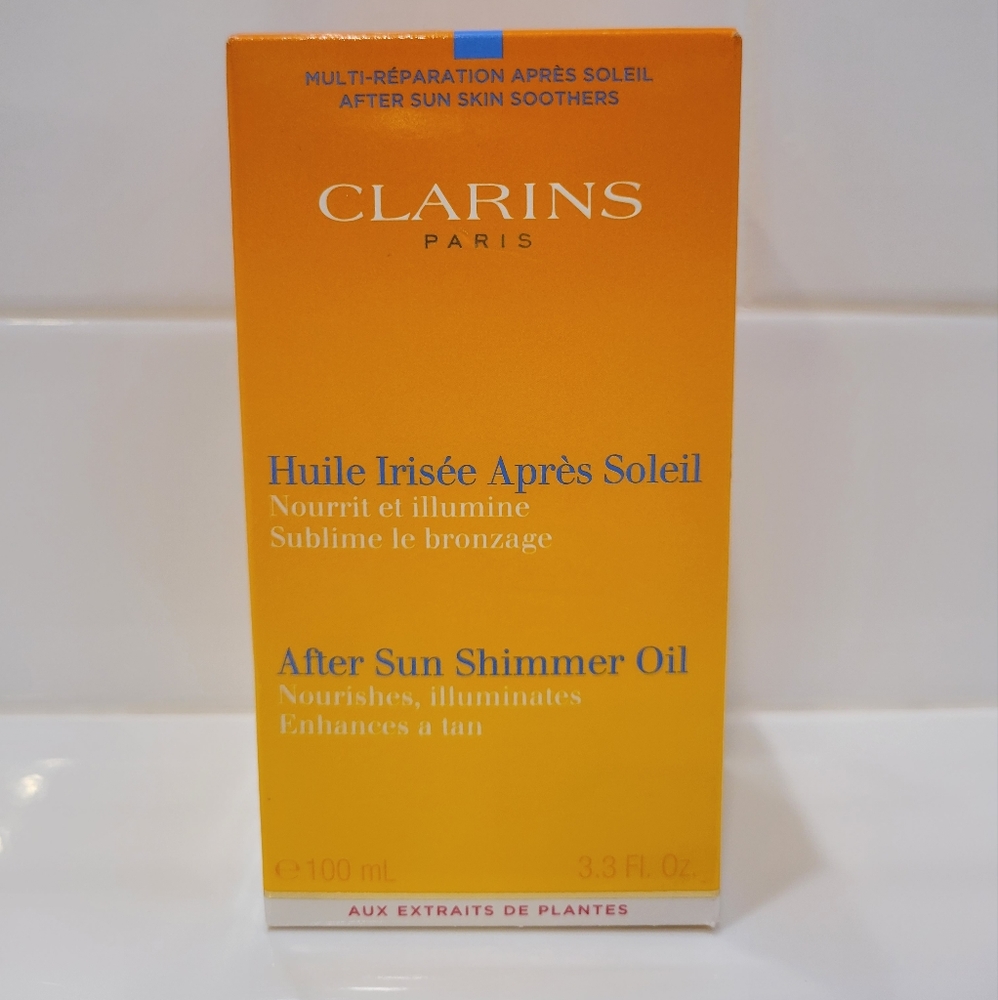 Clarins After Sun Shimmering Oil NIB